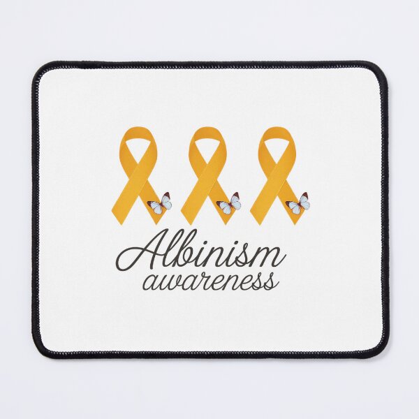 Item preview, Albinism Awareness Support In June Yellow Ribbon Butterfly designed and sold by SIGORDESIGN.