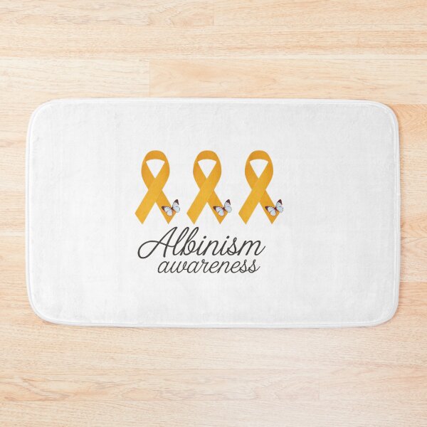 Item preview, Albinism Awareness Support In June Yellow Ribbon Butterfly designed and sold by SIGORDESIGN.