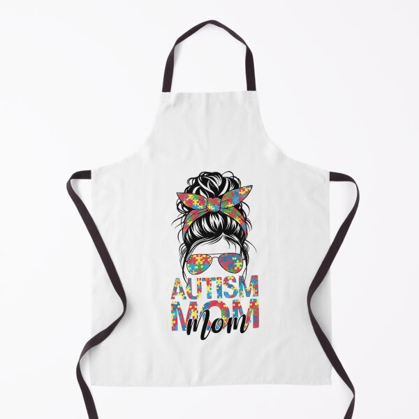 Item preview, Autism Mom Life Messy Bun Bleached Mothers Day Autism Mom designed and sold by SIGORDESIGN.