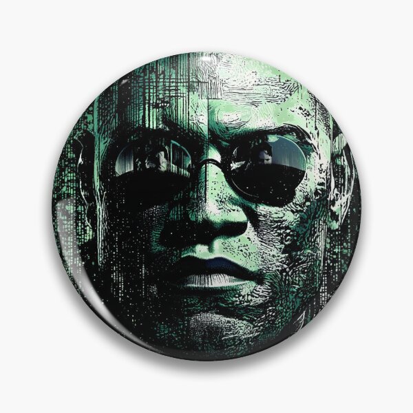 Item preview, Morpheus The Matrix Laurence Fishburne Captain of the Nebuchadnezzar Red Pill Blue Pill What Is The Matrix Trench Coat Sunglasses Mentor Neo Fan Art Portrait Poster T-Shirt Sticker Gift designed and sold by Senpaiwaves.