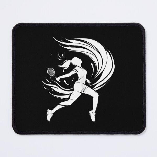 Item preview, Female Badminton Player Drawing Shuttle designed and sold by bambiai.