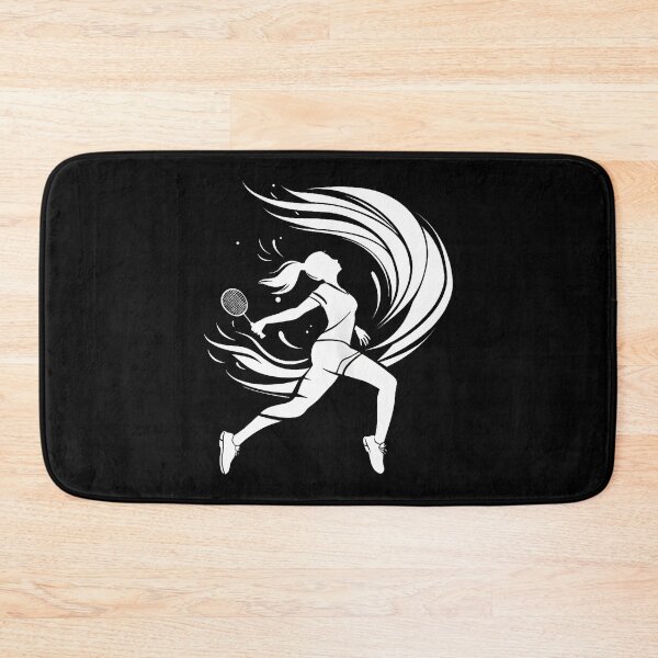 Item preview, Female Badminton Player Drawing Shuttle designed and sold by bambiai.