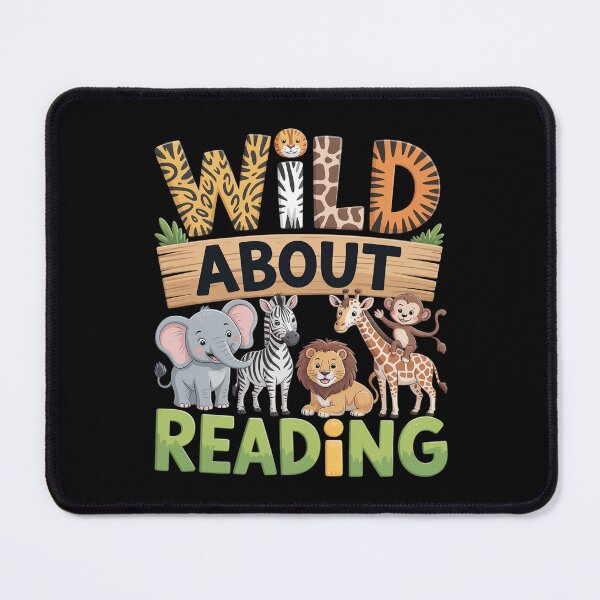 Item preview, Wild About Reading Teacher Reading Books Back To School designed and sold by JonathalIngham.