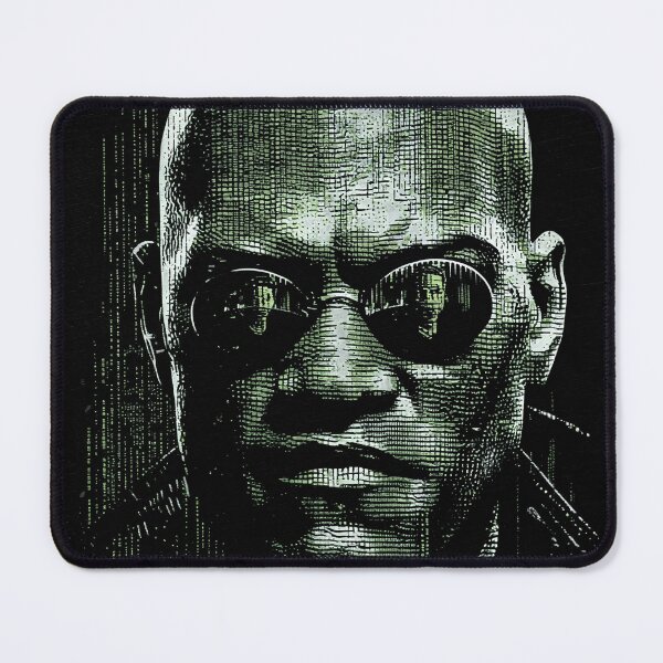 Item preview, Morpheus The Matrix Laurence Fishburne Captain of the Nebuchadnezzar Red Pill Blue Pill What Is The Matrix Trench Coat Sunglasses Mentor Neo Fan Art Portrait Poster T-Shirt Sticker Gift designed and sold by Senpaiwaves.