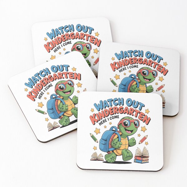 Item preview, Back to school tortue kindergarten here i come designed and sold by SIGORDESIGN.