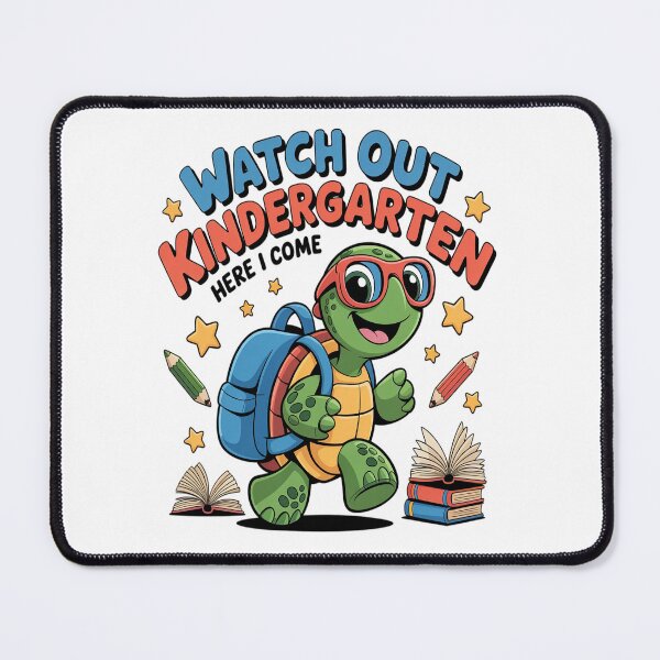 Item preview, Back to school tortue kindergarten here i come designed and sold by SIGORDESIGN.
