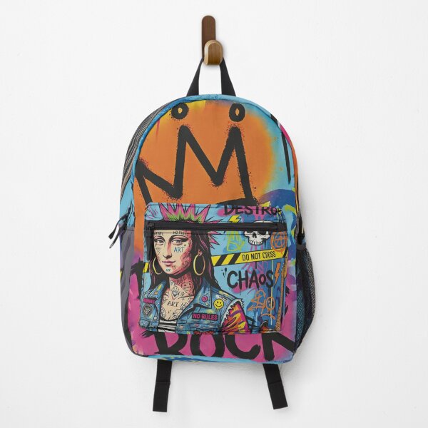 Item preview, Punk Rock Mona Lisa | Graffiti Street Art Rebellion designed and sold by Jam Media Design.