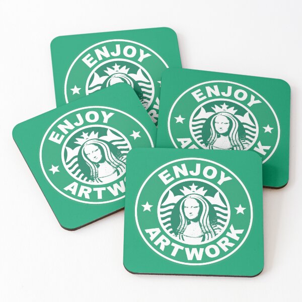 Item preview, ENJOY Coffee Co. Logo (Green) [B] designed and sold by  Enjoy Artwork .