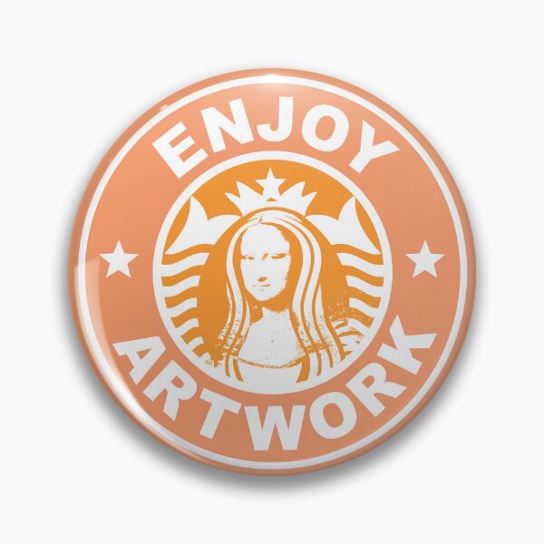 Item preview, ENJOY Coffee Co. Logo (Orange) [B] designed and sold by  Enjoy Artwork .