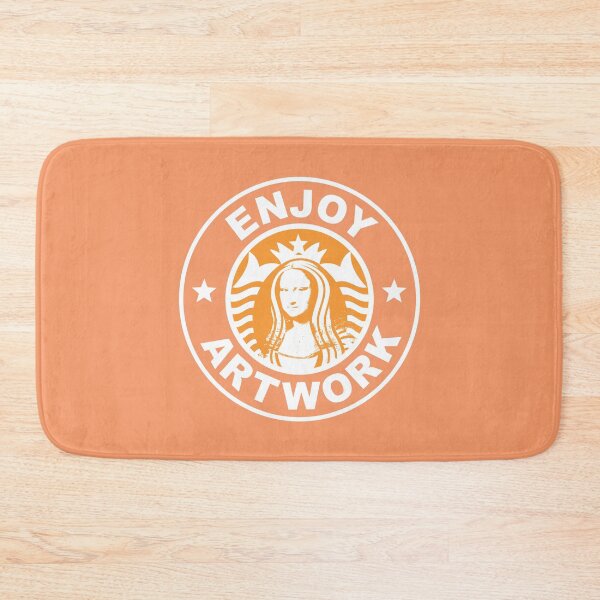 Item preview, ENJOY Coffee Co. Logo (Orange) [B] designed and sold by  Enjoy Artwork .