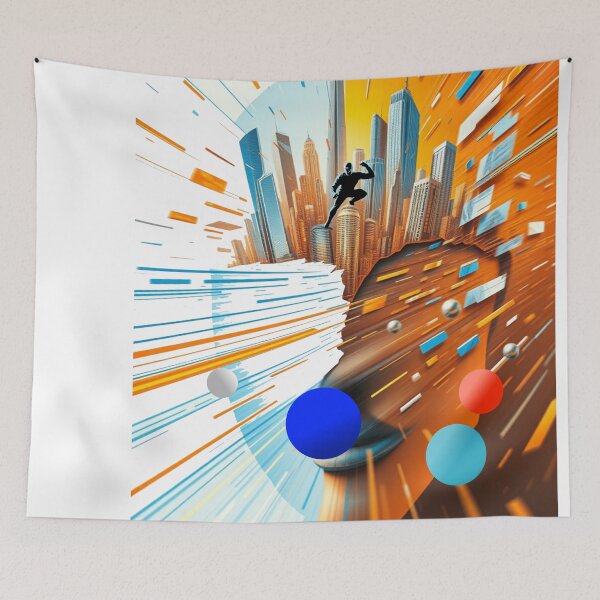 Item preview, Urban Mindscape: Duality in Motion designed and sold by houta.