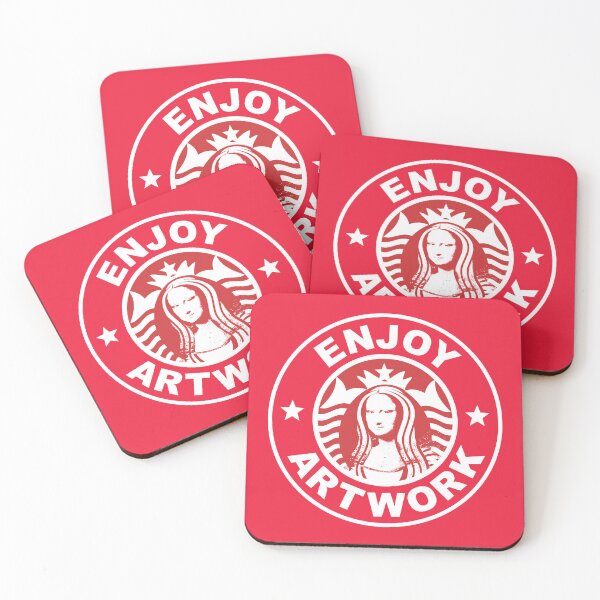 Item preview, ENJOY Coffee Co. Logo (Red) [B] designed and sold by  Enjoy Artwork .
