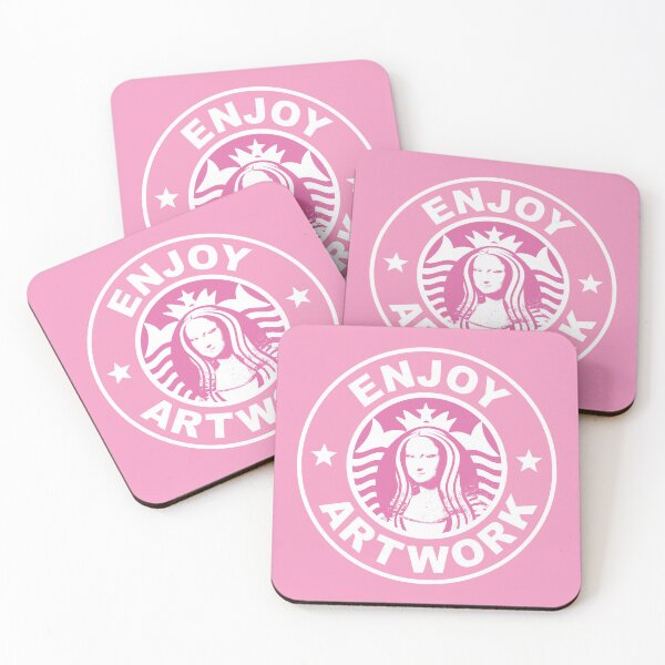 Item preview, ENJOY Coffee Co. Logo (Pink) [B] designed and sold by  Enjoy Artwork .