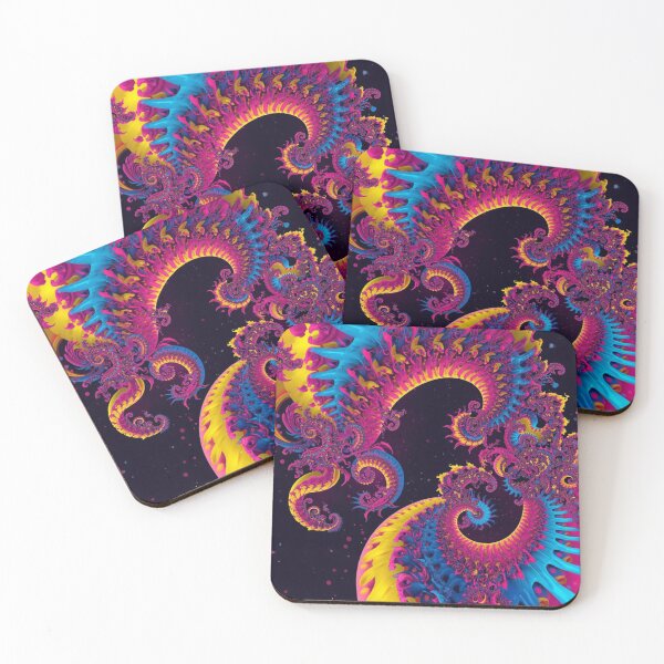 Item preview, Electric Zero-Curve Fractal Bloom designed and sold by Harmonic_Layers.