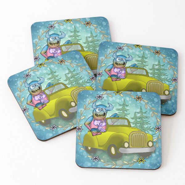 Item preview, Monster Driving Car designed and sold by artmuvz.