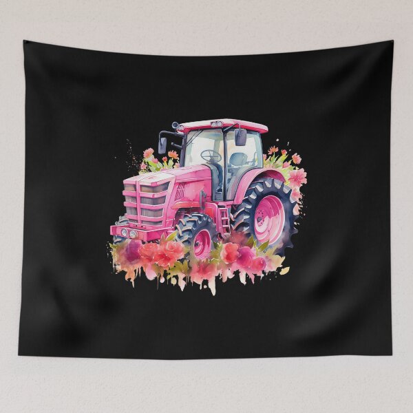 Item preview, Farm Girl Pink Tractor Women designed and sold by reeneregen.