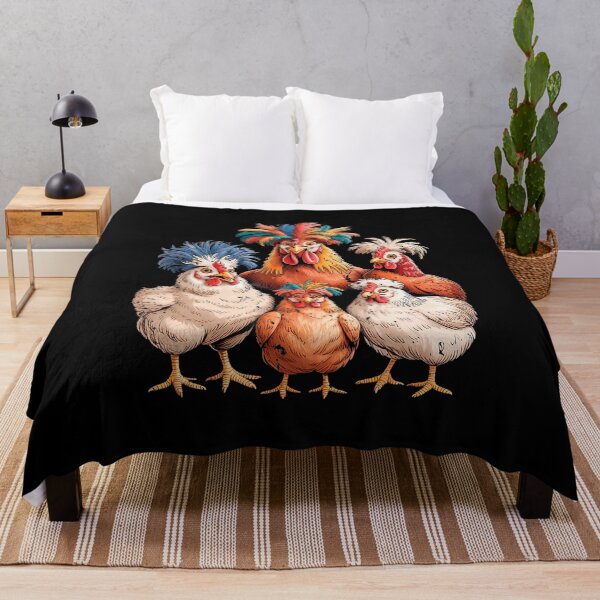 Item preview, Funny Chicken Family Colorful Farm Animal designed and sold by DanielleTonia.