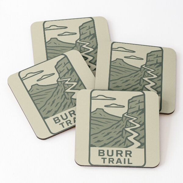 Item preview, Burr Trail, Utah – Minimalist Overland Route Logo designed and sold by 3 Square Hollow Trading Post.