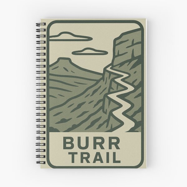 Item preview, Burr Trail, Utah – Minimalist Overland Route Logo designed and sold by 3 Square Hollow Trading Post.
