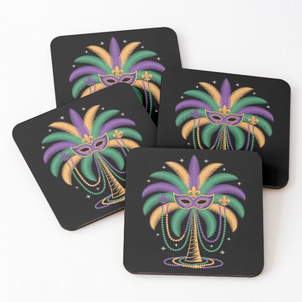 Item preview, Womens Mardi Gras Palm Tree Carnival Funny Fat Tuesday Party designed and sold by Moxizz.