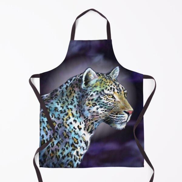 Item preview, Leopard Painting - Moonlight in A-Minor designed and sold by MoodyMuseArt.