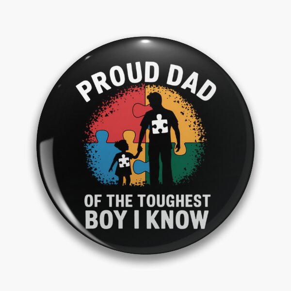 Item preview, Autism Awareness for Proud Dad Support Autistic designed and sold by CruelShadesSt.