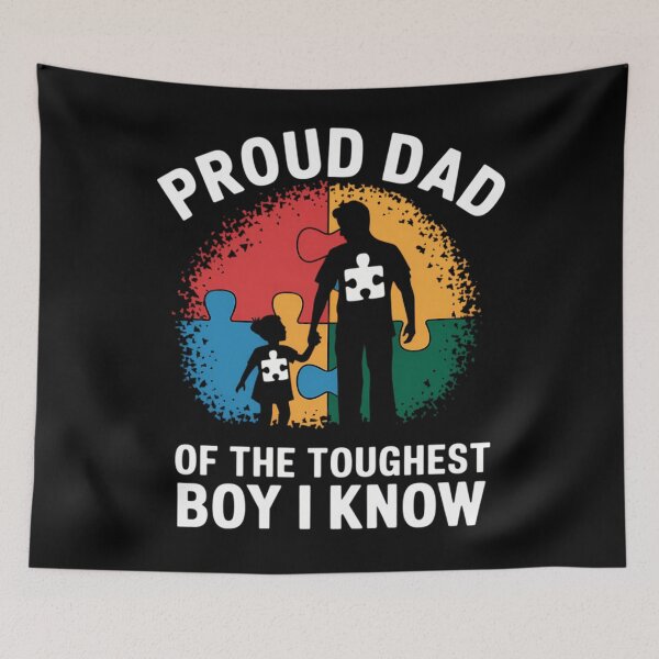 Item preview, Autism Awareness for Proud Dad Support Autistic designed and sold by CruelShadesSt.