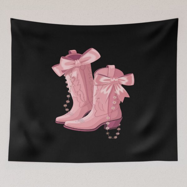 Item preview, Cowgirl Boots Pink Baby Bow Preppy designed and sold by estellaken.