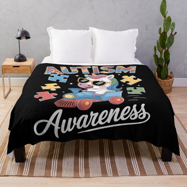 Item preview, Kids Autism Awareness Day Unicorn Train Lover Puzzle Piece Ribbon designed and sold by CruelShadesSt.