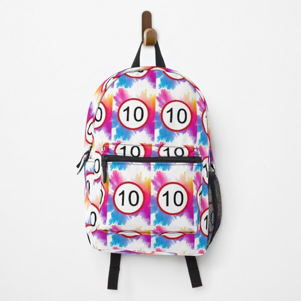 Item preview, 10, Ten, Road Sign, Age Sign, Novelty, Birthday, Rainbow designed and sold by AASparksDesigns.