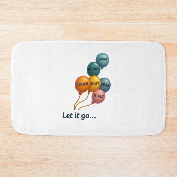 Item preview, Let It Go – 8D Bubbly Balloon Emotions Sticker Art | Pain, Regret, Fear & Healing designed and sold by Gurjeetpixelart.