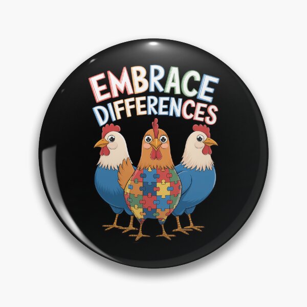 Item preview, Embrace Differences Chicken Puzzle Autism Awareness designed and sold by CruelShadesSt.