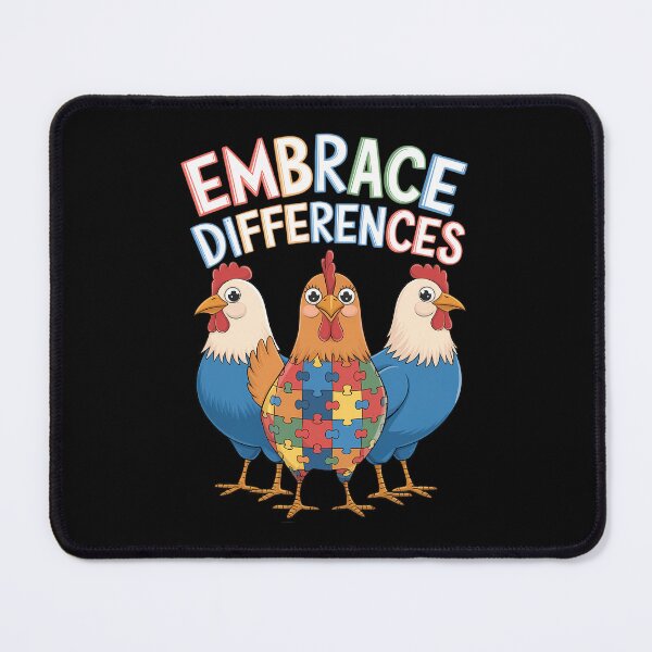 Item preview, Embrace Differences Chicken Puzzle Autism Awareness designed and sold by CruelShadesSt.