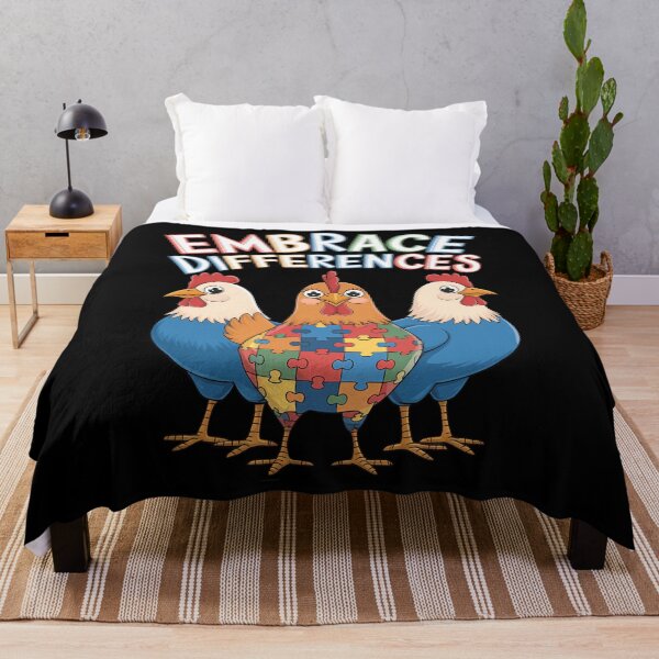 Item preview, Embrace Differences Chicken Puzzle Autism Awareness designed and sold by CruelShadesSt.