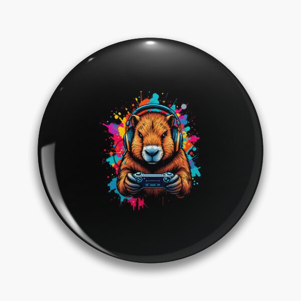 Item preview, Funny Capybara Gamepad Headphones Video Games Gamer designed and sold by SarahLeanne1.