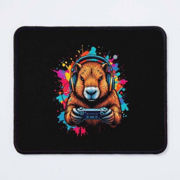 Item preview, Funny Capybara Gamepad Headphones Video Games Gamer designed and sold by SarahLeanne1.