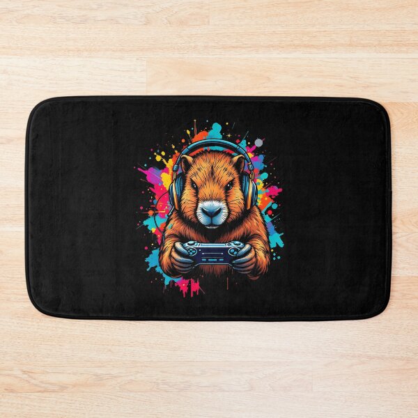 Item preview, Funny Capybara Gamepad Headphones Video Games Gamer designed and sold by SarahLeanne1.
