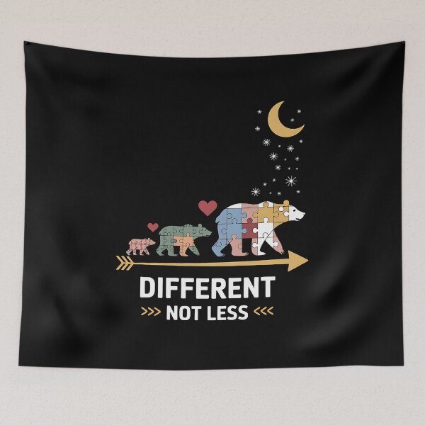 Item preview, Autism Awareness - Mama Bear Different Not Less designed and sold by CruelShadesSt.