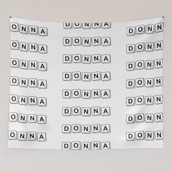 Item preview, Donna -  Scrabble name design designed and sold by Bobby Shaftoe.