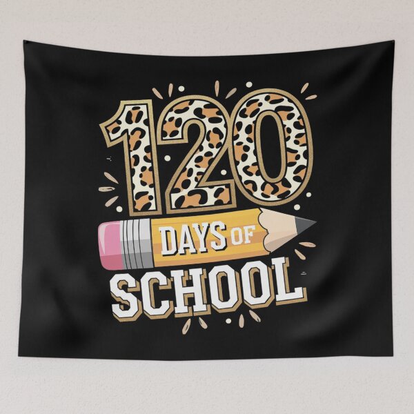 Item preview, 120 Days Of School Leopard, Happy 120th Day Of School designed and sold by Moxizz.