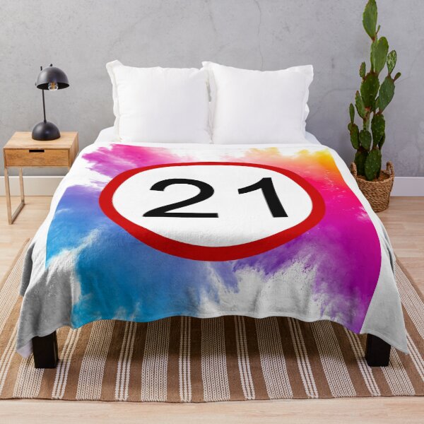 Item preview, 21, Red Circle, Road Sign, Age Sign, Birthday designed and sold by AASparksDesigns.