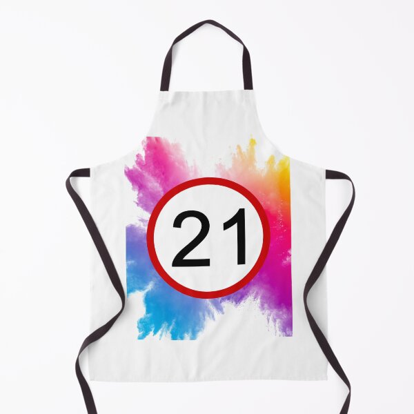 Item preview, 21, Red Circle, Road Sign, Age Sign, Birthday designed and sold by AASparksDesigns.