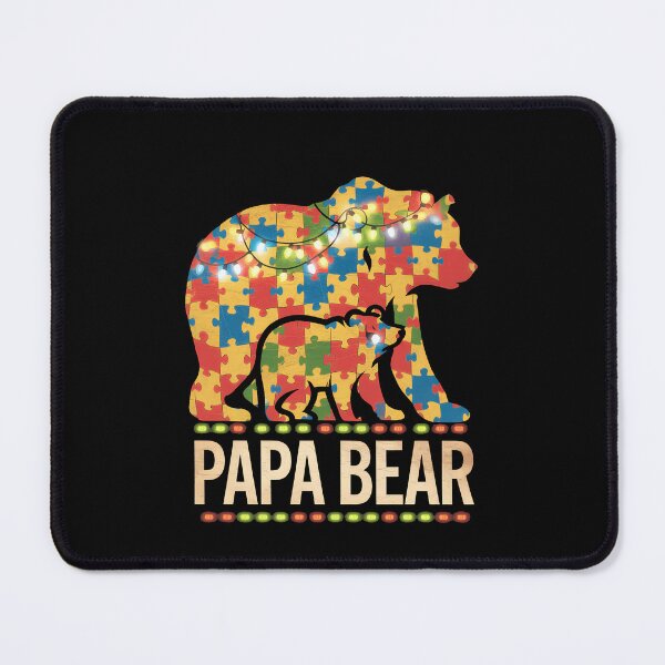 Item preview, Papa Bear Autism Awareness Autism Family Dad designed and sold by CruelShadesSt.