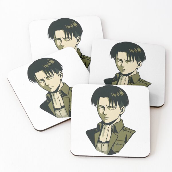 Artikelvorschau, Levi Ackerman – Minimalistisches Anime-Porträt aus Attack on Titan entworfen und verkauft von HBR-Graphics.