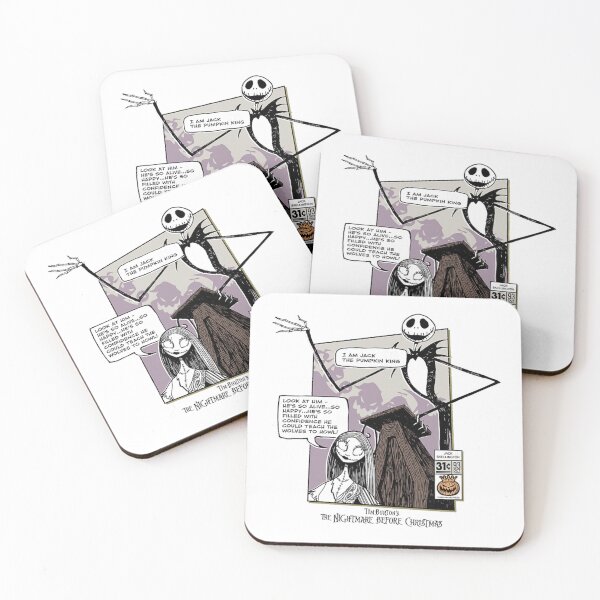 Item preview, The Nightmare Before Christmas Jack And Sally Cover designed and sold by EmmanEtha.