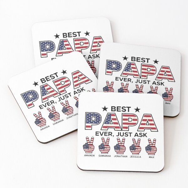 Item preview, Best Papa Ever Just Ask American Flag Father's Day Design designed and sold by IlynCheas12.