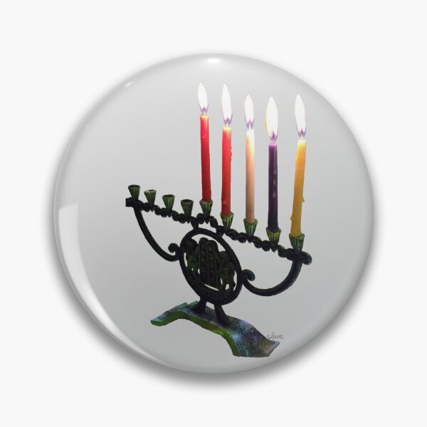 Item preview, Hanukkkah Menorah 11918 designed and sold by mandalafractal.