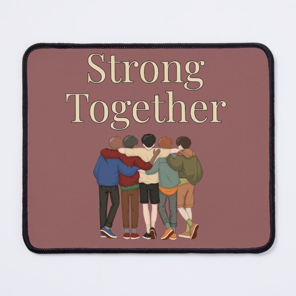 Item preview, Strong Together T-Shirt – Friendship Unity & Teamwork Quote Design designed and sold by MUKUND FASHION DESIGN.