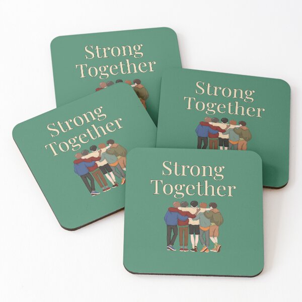Item preview, Strong Together T-Shirt – Friendship Unity & Teamwork Quote Design designed and sold by MUKUND FASHION DESIGN.