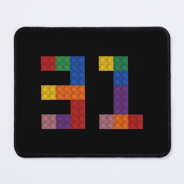 Item preview, 31 numbering made of bricks designed and sold by Brickification.
